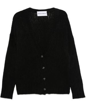 EMERSON RENALDI V-Neck Knitted Cardigan - Black