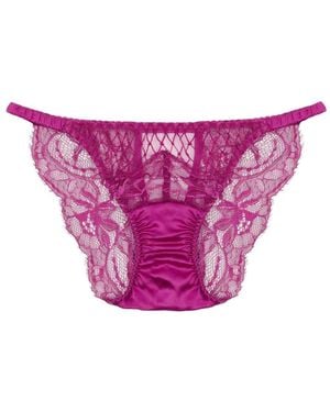 Fleur Of England Paloma Lace Brief - Pink