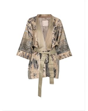 Antonio Marras Belted Coat - White
