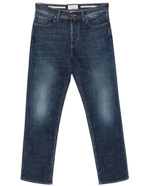 Jacob Cohen Faded Straight-Leg Jeans - Blue