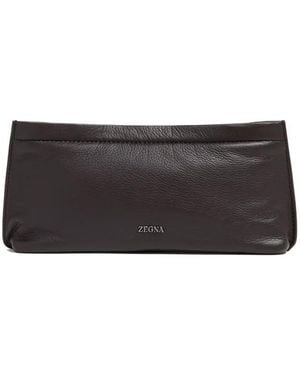 ZEGNA Klassische Clutch - Weiß