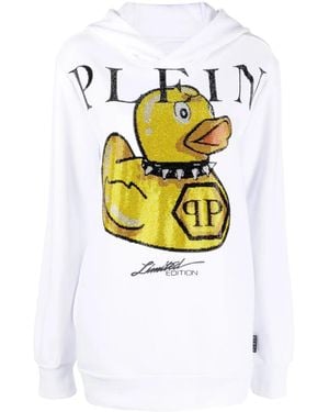 Philipp Plein グラフィック パーカー - ホワイト