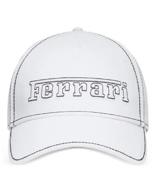 Ferrari ロゴ キャップ - ホワイト