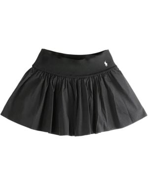 Polo Ralph Lauren Woven A Line Skirt - Black