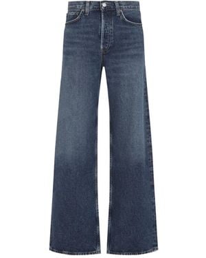 Agolde Jeans Met Riemlussen - Blauw