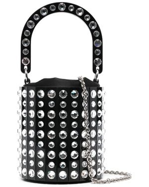 Aquazzura Borsa A Secchiello Ari Mini - Bianco