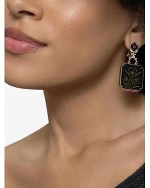 Silvia Furmanovich Embellished Ruby Earrings - Natural