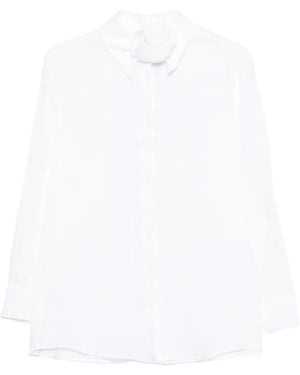 Marella Editore Flower-Embellishment Shirt Set (Set Of Two) - White