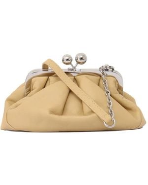 Weekend by Maxmara Clutch Prati Plissettata - Neutro