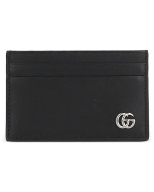 Gucci Double G Logo Cardholder - Black