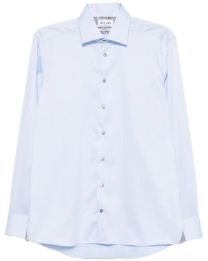 Sand Gordon Long-Sleeve Button-Down Shirt - White