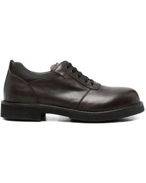 GR10K Lace-Up Derby Shoes - Black