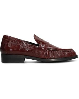 Pedro Miralles Gines Patent-Leather Loafers - Brown