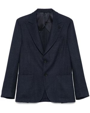 Lardini Single-Breasted Blazer - Blue