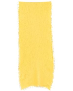 Mouleta Frayed Scarf - Yellow
