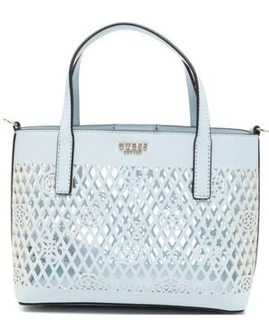 Guess Mini Letty Tote Bag - Blue