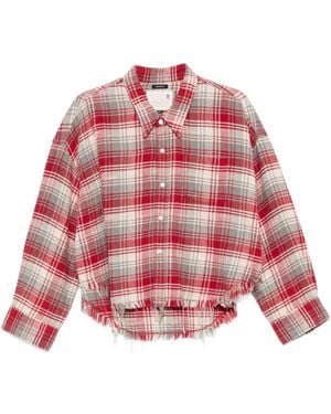 R13 Plaid Shirt - Red