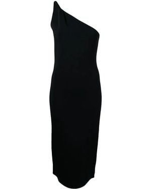 Galvan London One-Shoulder Dress - Black