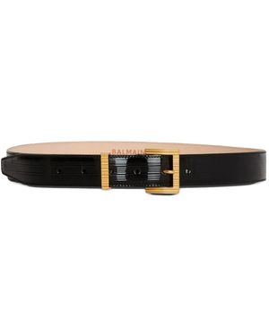 Balmain Klassischer Gürtel - Weiß