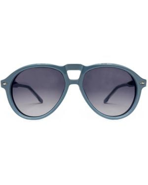 Jacques Marie Mage Valkyrie Pilotenbrille - Blau