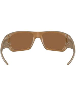 Oakley Lunettes De Soleil Masseter À Monture Rectangulaire - Marron