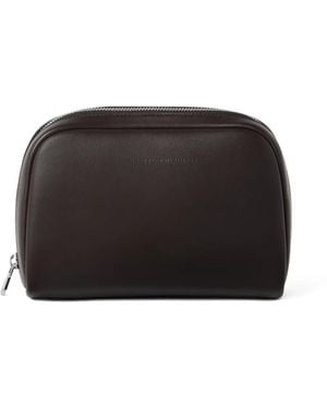 Brunello Cucinelli Kulturbeutel Mit Reißverschluss - Schwarz