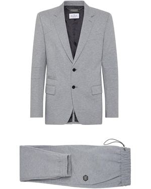 Philipp Plein Single-Breasted Suit - Grey