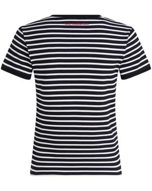 KARL LAGERFELD Striped T-Shirt - Black
