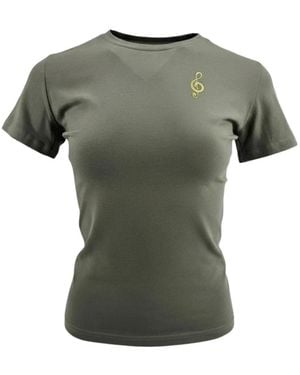 Madison Maison Crew-Neck T-Shirt - Green