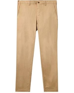 Brooks Brothers Cotton Trousers - Natural
