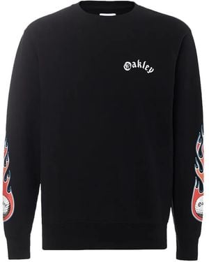 Oakley Tnp Flames Sweatshirt - Blue