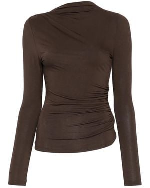 Rails Joelle Top Met Col - Bruin