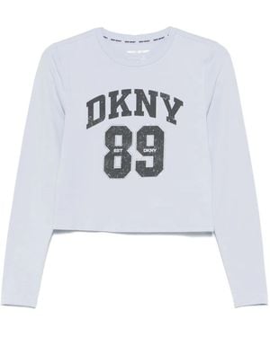DKNY Logo-Print T-Shirt - White