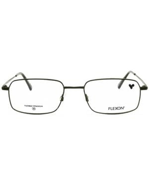 Flexon Rectangle-Frame Glasses - White