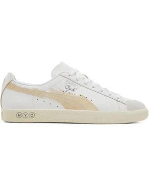 PUMA X Clyde Extra Butter /Warm/Feather" Sneakers - White