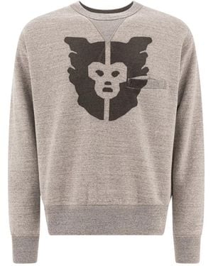 Human Made Graphic-Print Sweatshirt - Grey