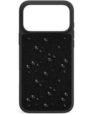 Swarovski Iphone 17 Pro Max Crystal-Embellished Phone Case - Black