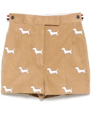 Thom Browne Side Tag Short - Natural
