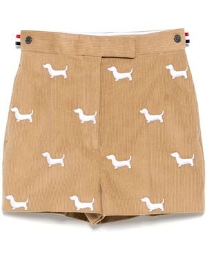 Thom Browne Side Tag Short - Natural
