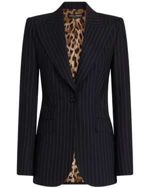 Dolce & Gabbana Turlington Single-Breasted Jacket - Black