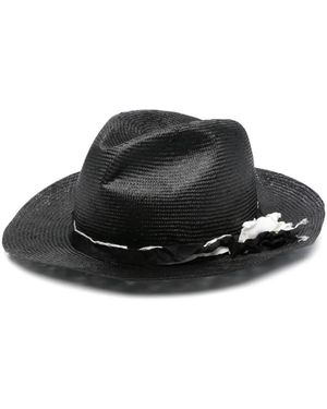 Yohji Yamamoto フェドーラハット - ブラック