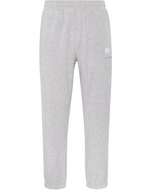 Philipp Plein Logo-Patch Elasticated-Cuff Joggers - Grey