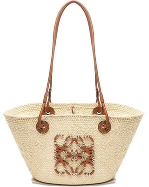 Loewe Anagram Shoulder Bag - Natural