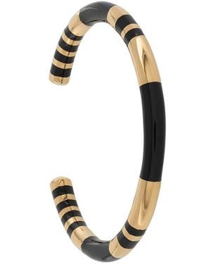 Aurelie Bidermann Brazalete Positano A Rayas - Blanco