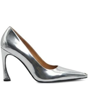 Marine Serre Ms Kiss Court Shoes - White