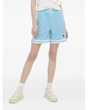 Deus Ex Machina Stripe Drawstring Shorts - Blue