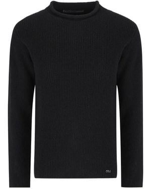 Massimo Osti Studio Jersey De Canalé - Negro