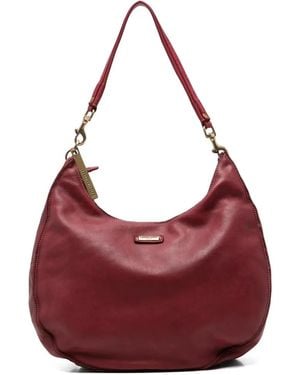 Caterina Lucchi Medium Ludovica Leather Shoulder Bag - Purple