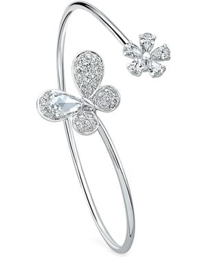 David Morris 18Kt Pixie Diamond Bangle - White