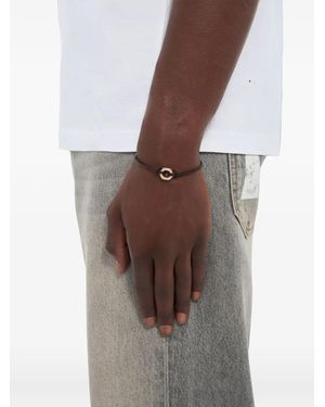 Off-White c/o Virgil Abloh Bracciale Con Cristalli - Marrone